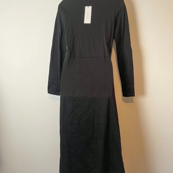 BNWT French Connection Black Jersey Maxi Dress - S / 8-10 - Picture 3 of 4